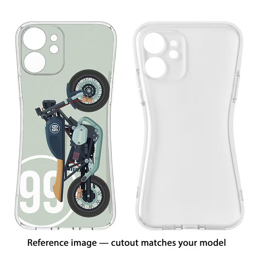Classic Cafe Racer 99 Moto Edge 60 Stylus Back Cover