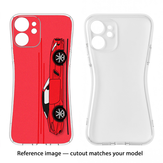 Red Velocity iPhone 17 Back Cover