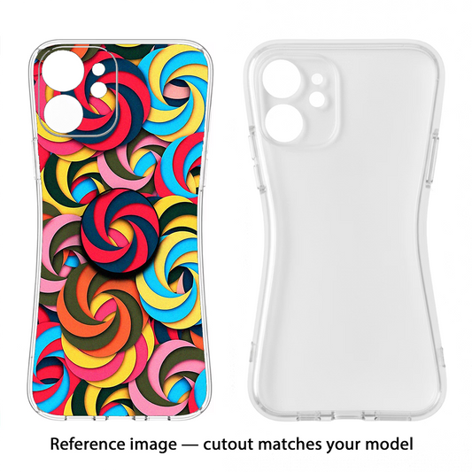 Spiral Pattern Oppo A5 5G Pop Case