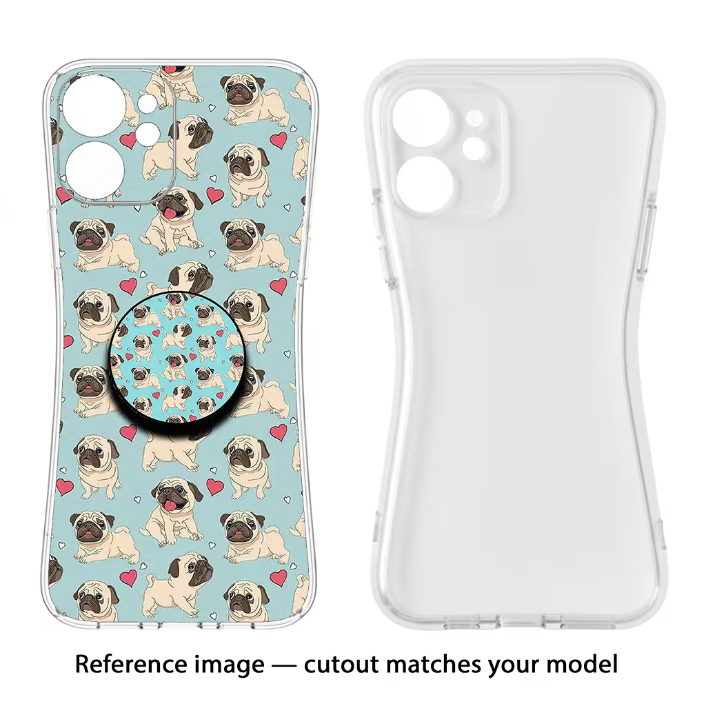Pug Dog Moto Edge 60 Stylus Pop Case