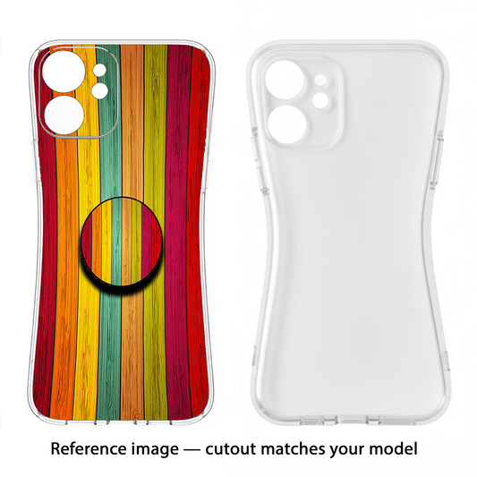 Multicolor Wooden OnePlus Nord CE5 Pop Case