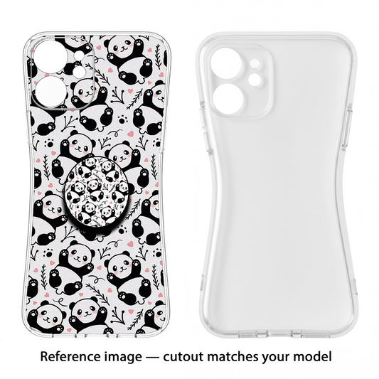 Cute Panda iPhone 17 Pop Case