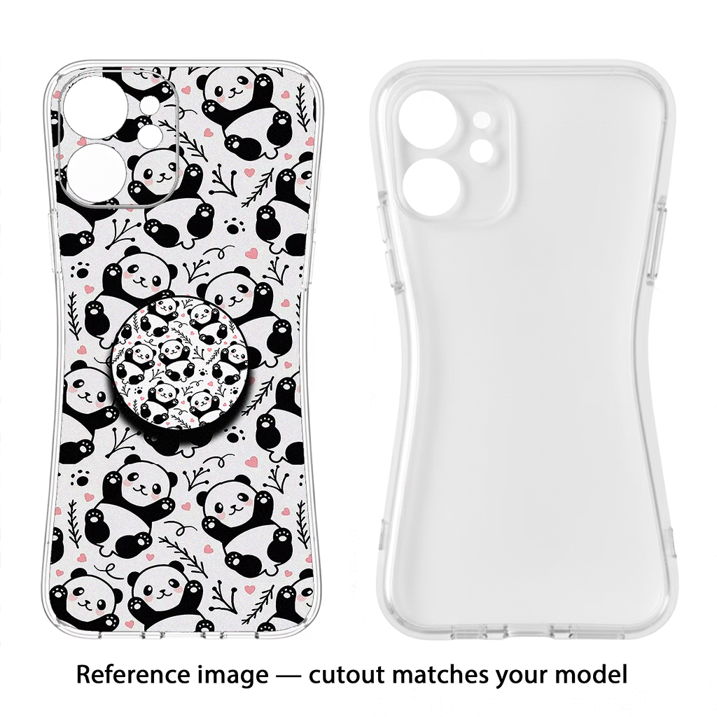 Cute Panda Vivo Y22 Pop Case