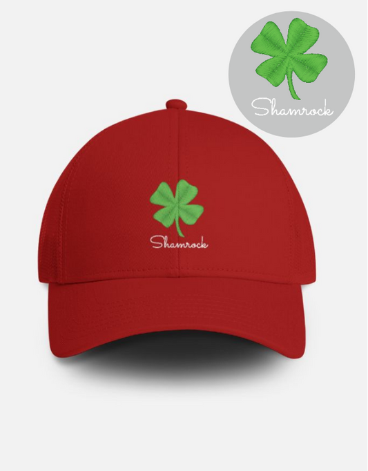 Shamrock Embroidered Trucker Caps