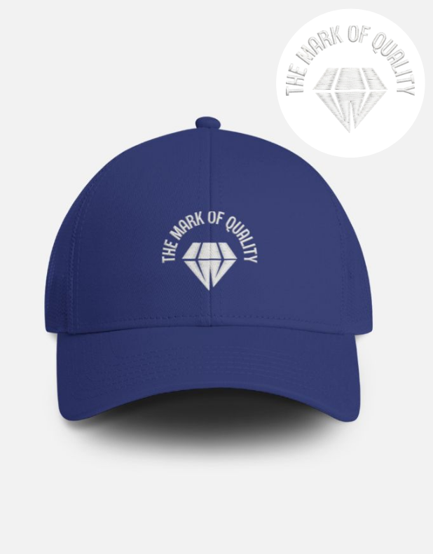 The Mark of Quality Embroidered Trucker Caps