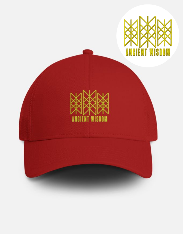 Ancient Wisdom Embroidered Trucker Caps