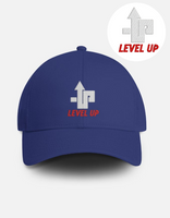 Level Up Embroidered Trucker Caps with Bold Typography