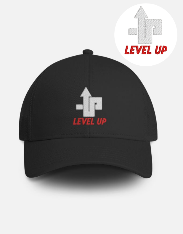 Level Up Embroidered Trucker Caps