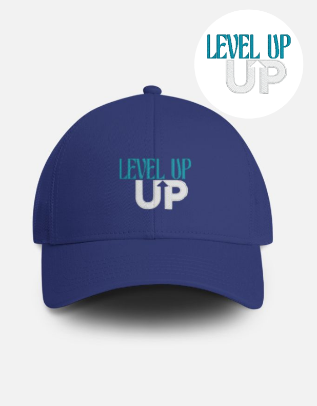 Level Up Embroidered Trucker Caps