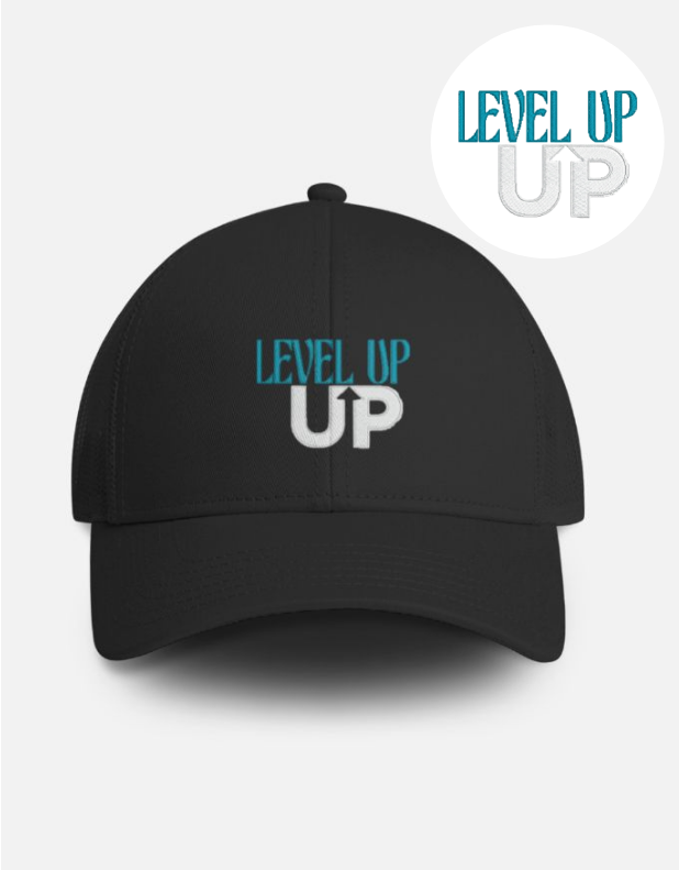 Level Up Embroidered Trucker Caps