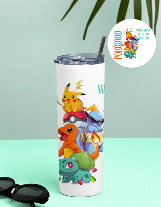 Pokemon Cartoon Tumbler Bottle