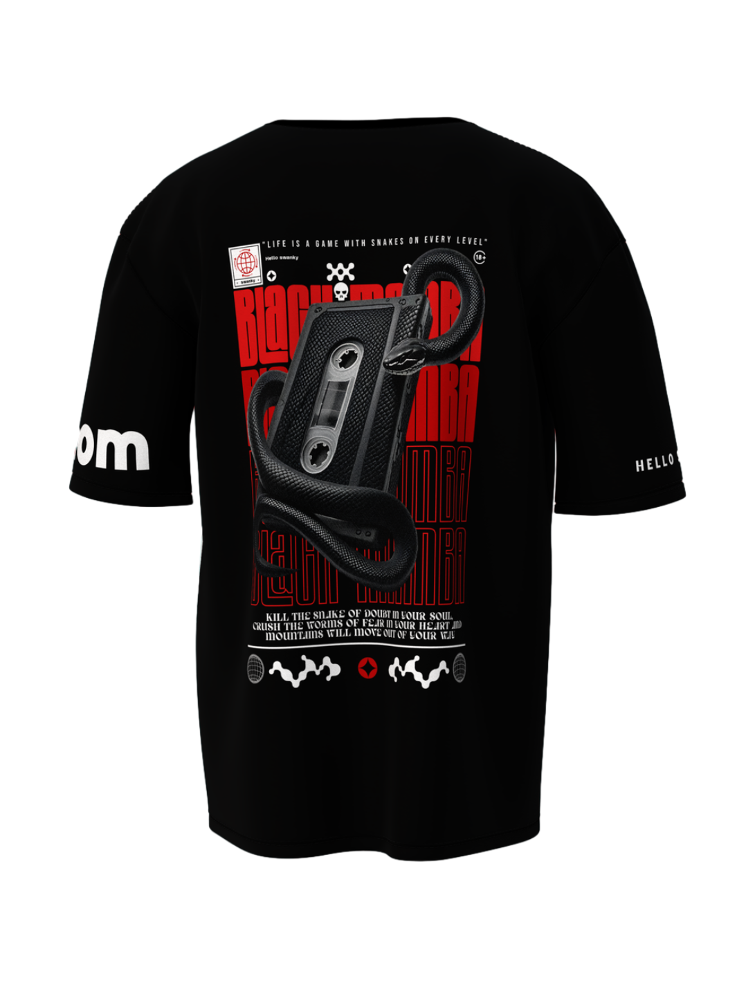 Black Mamba Unisex Oversized Special Edition T-Shirt