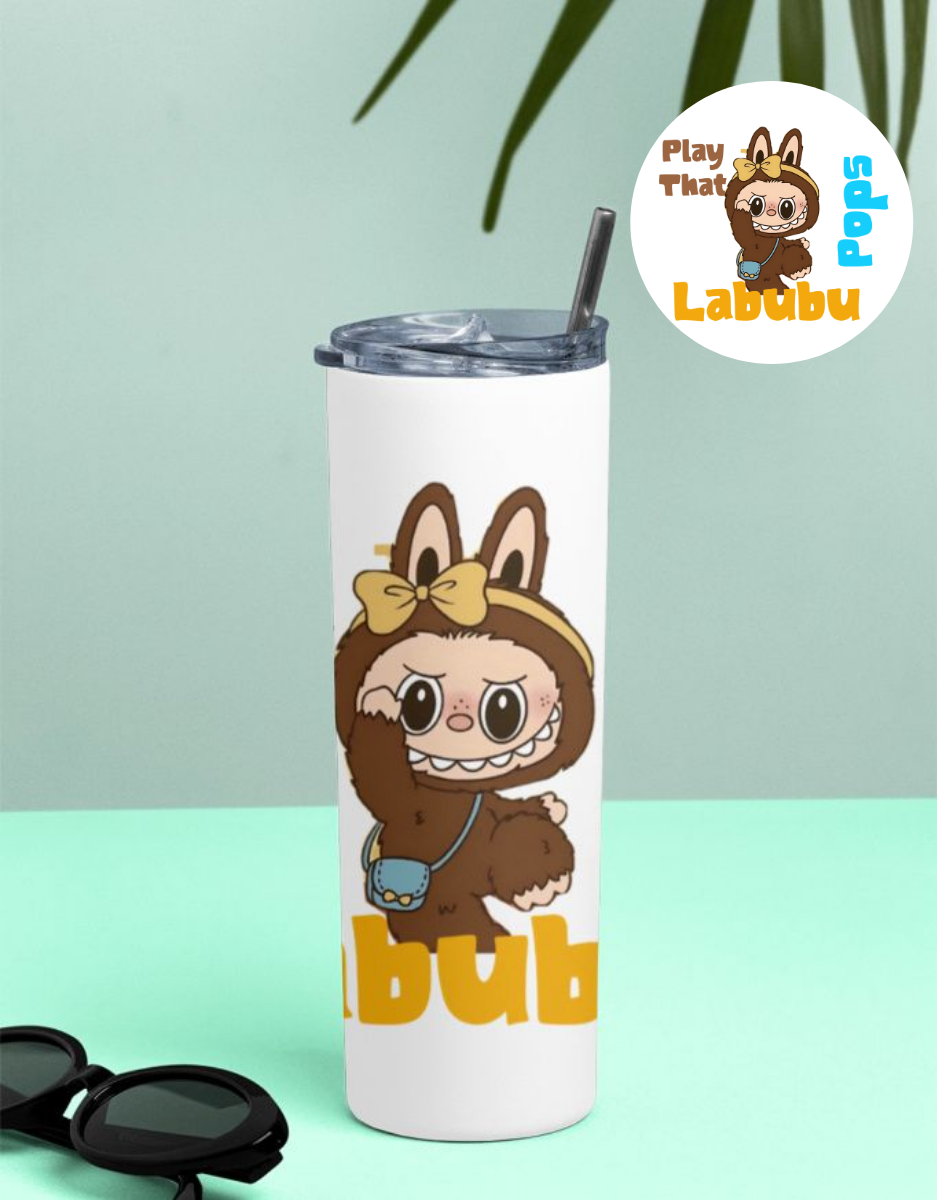 Play That Song Labubu Tumbler Bottle