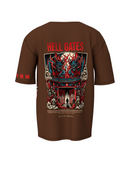 Illusion Brown Oversized Special Edition T-Shirt by Hello Swanky