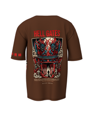 Illusion Brown Unisex Oversized Special Edition T-Shirt