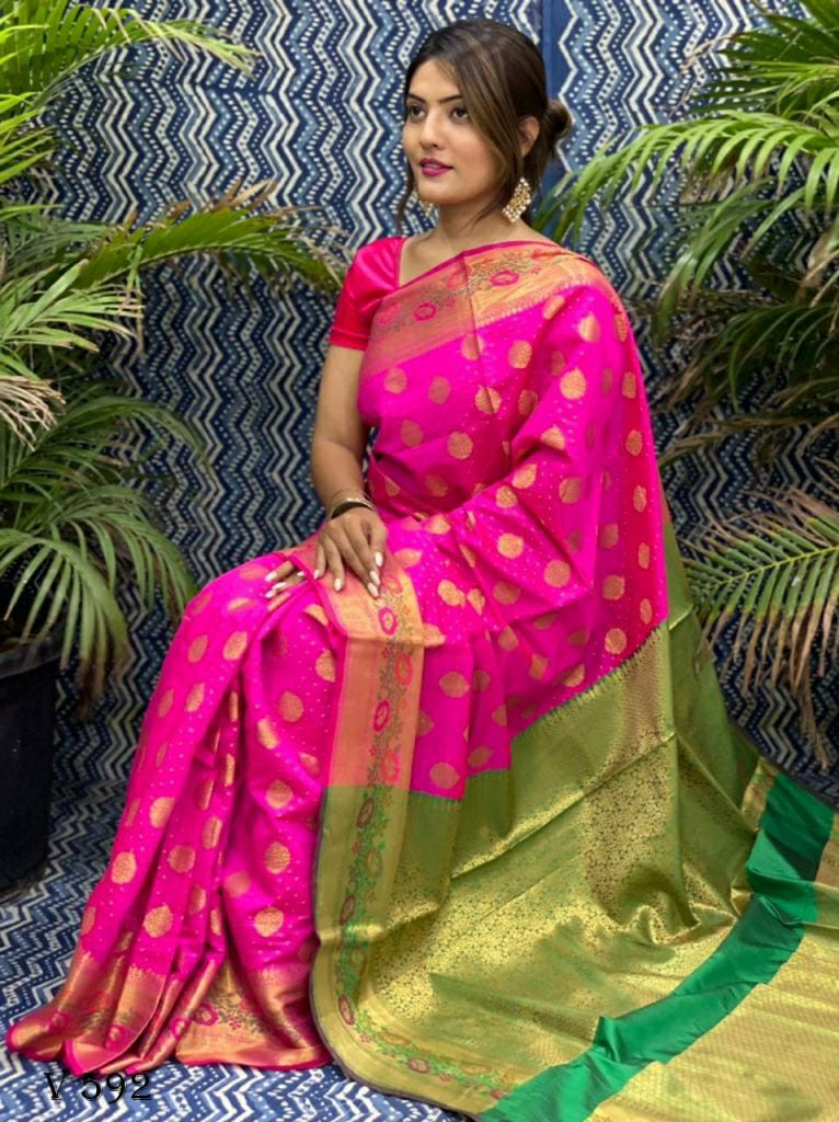 Banarasi Silk Light Designer Saree.