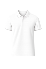 Bulk Unisex White RICHLAND Polo T-Shirt