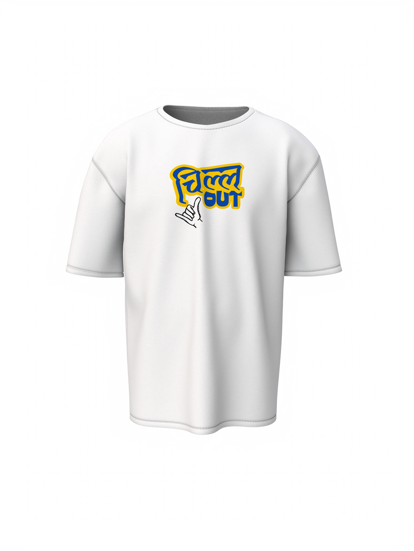 Chill Out Marathi Oversized T-Shirt