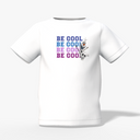 Be Cool Graphic Kid’s White Printed T-Shirt