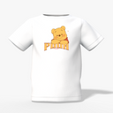 POOH Cartoon Graphic Kid’s White Printed T-Shirt
