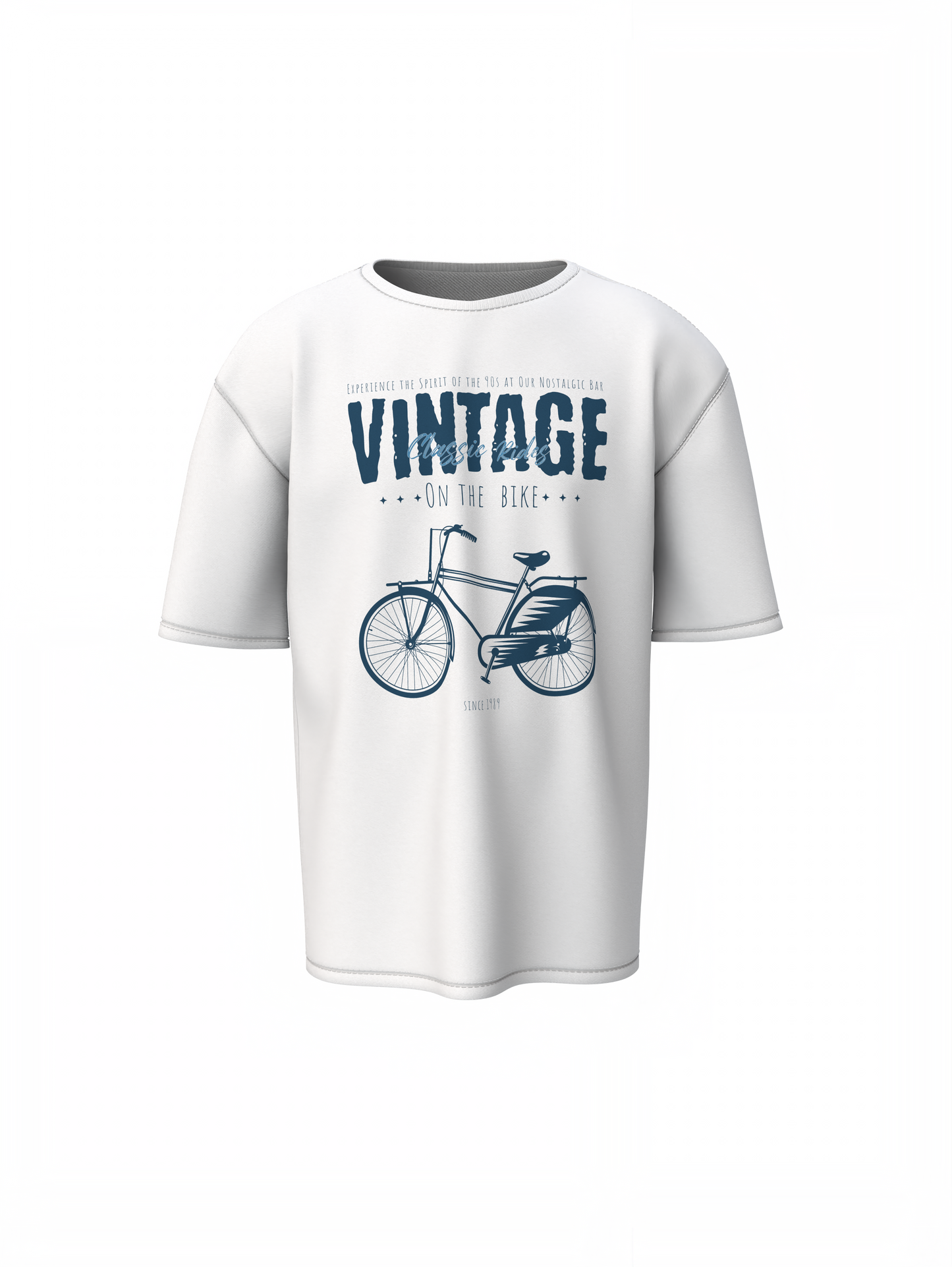 On The Bike Oversized T-Shirt Rider Spirit Meets Comfort