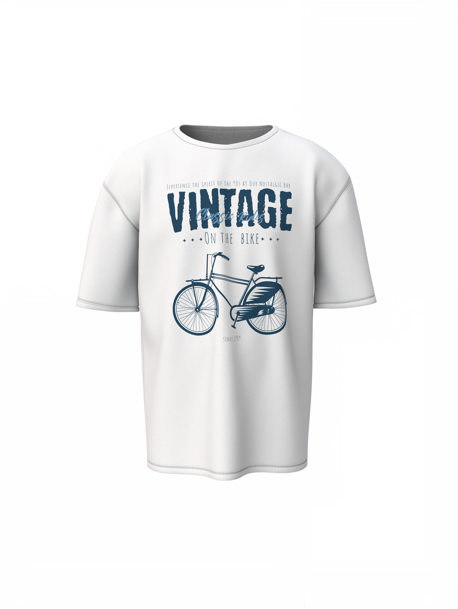 On The Bike Oversized T-Shirt Rider Spirit Meets Comfort