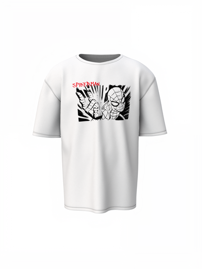 Web Sling Impact Oversized T-Shirt for Relaxed Urban Fashion