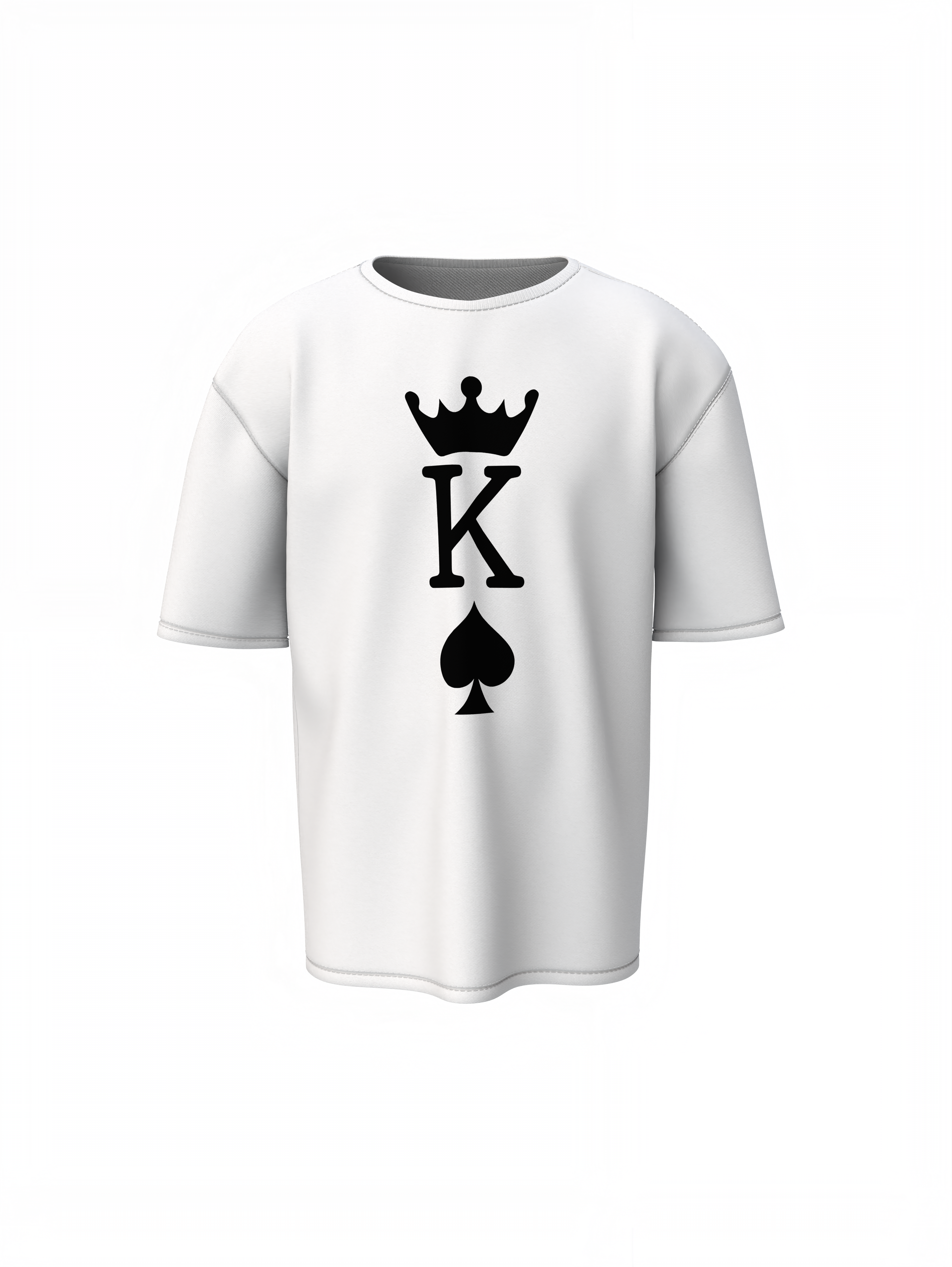 King & Queen Oversized T-Shirts
