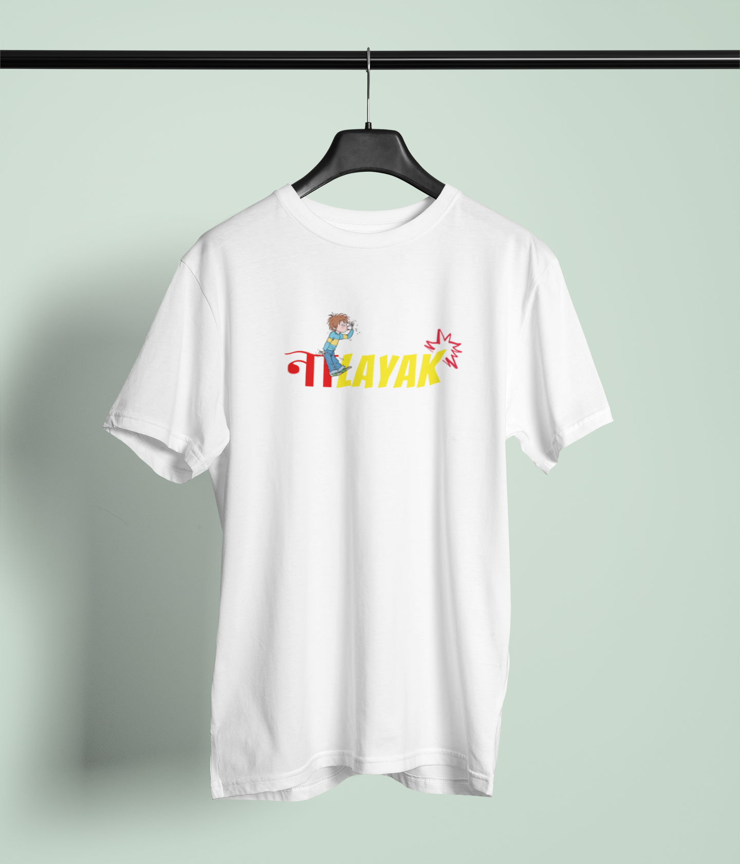 Marathi Nalayak Round Neck Unisex T-Shirt Marathi