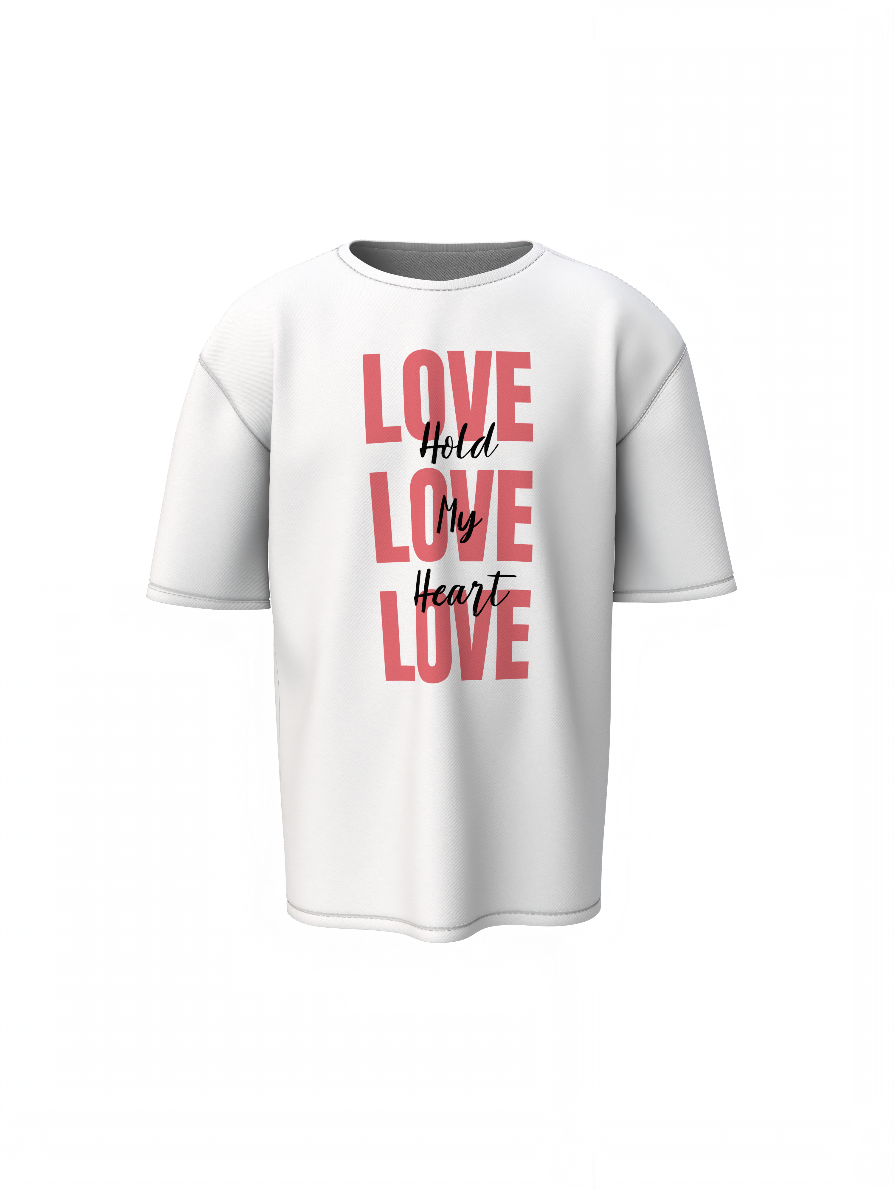 Love Couple Oversized T-Shirts
