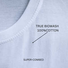 Slpping society half sleeve white round neck t-shirt for women by hello swanky