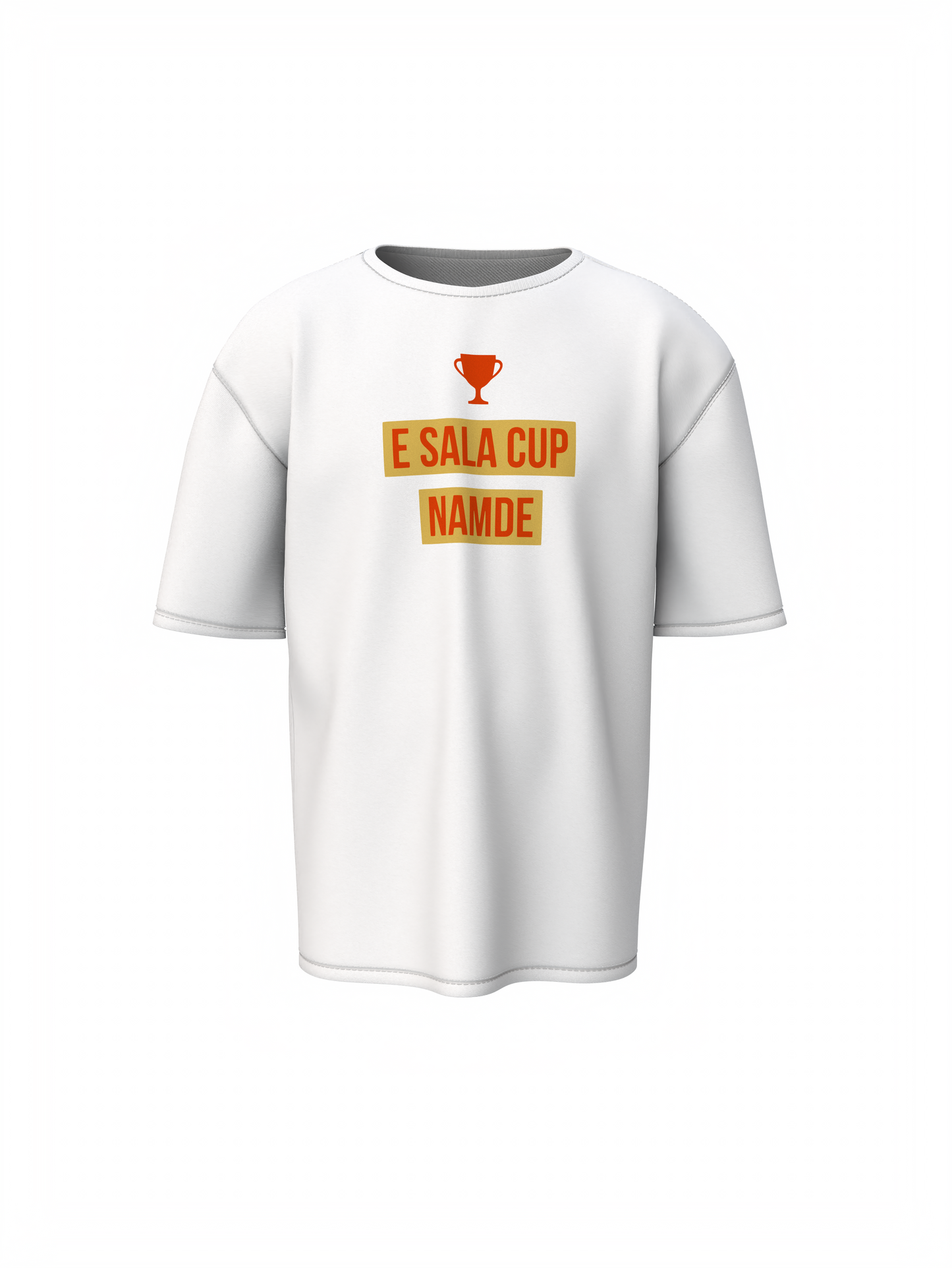E Sala Cup Namde Oversized T-Shirt Trendy Fan Casual Wear