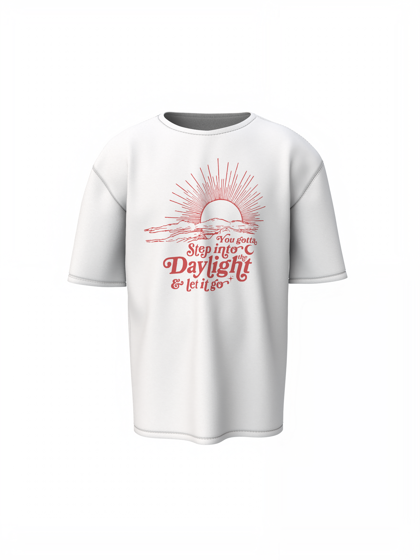 Let It Go Oversized T-Shirt-Trendy Streetwear for Men & Women