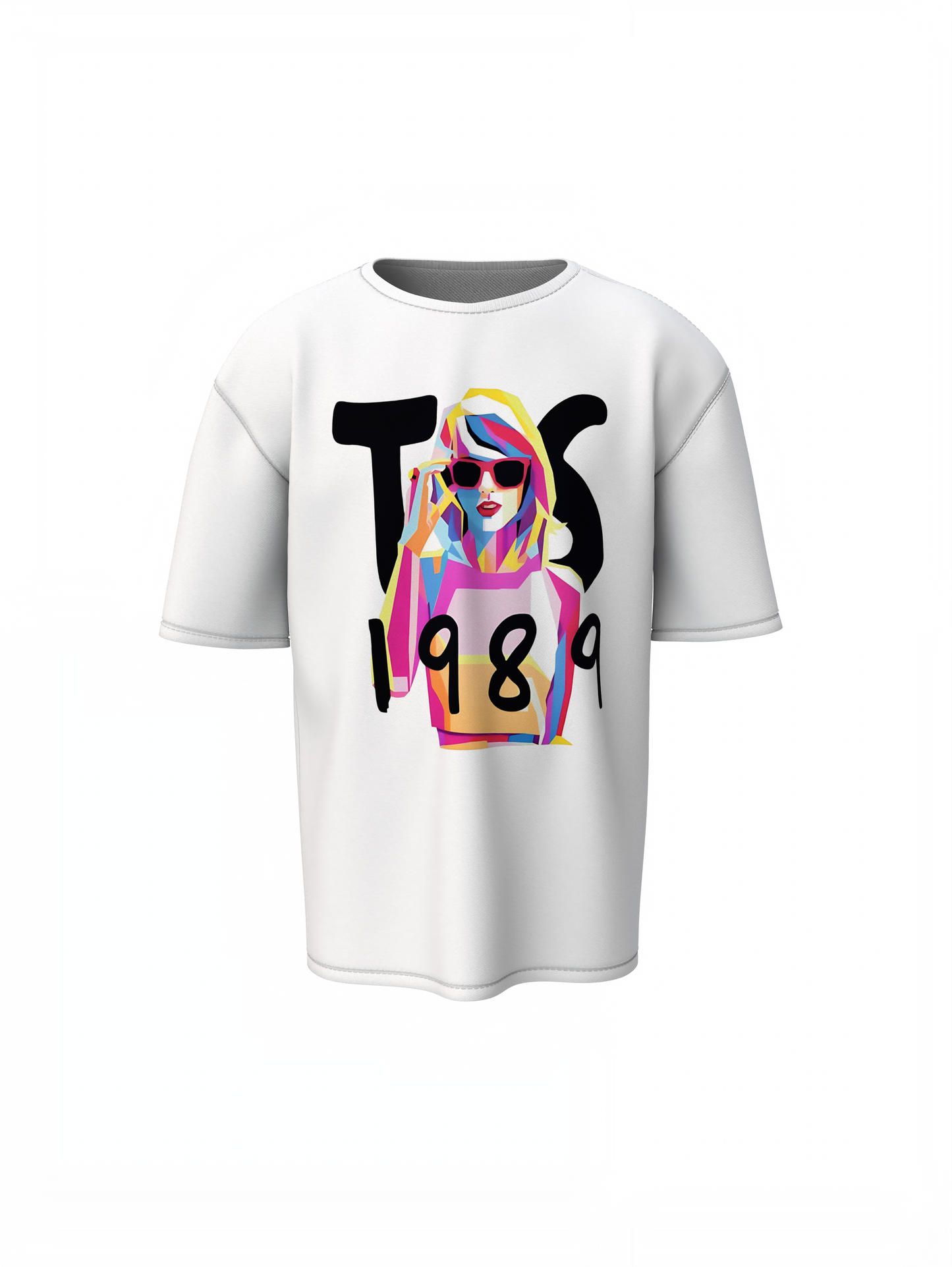 Taylor Swift's 1989 Oversized T-Shirt Fans Street Style Tee