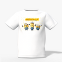 Minions Graphic Kid’s White Printed T-Shirt