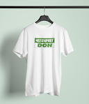 Barkya Don White Round Neck Unisex T-shirt | Marathi Designs