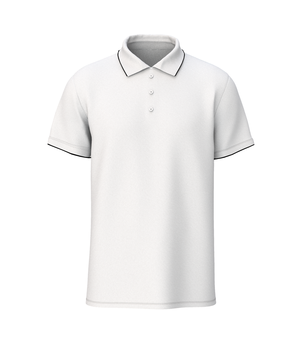Bulk Unisex Polo T-shirts In White Best For Custom Designs