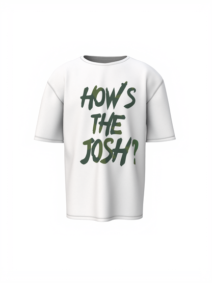 How's The Josh Oversized T-Shirt Military Style Wear