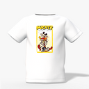 Mickey Cartoon Graphic Kid’s White Printed T-Shirt