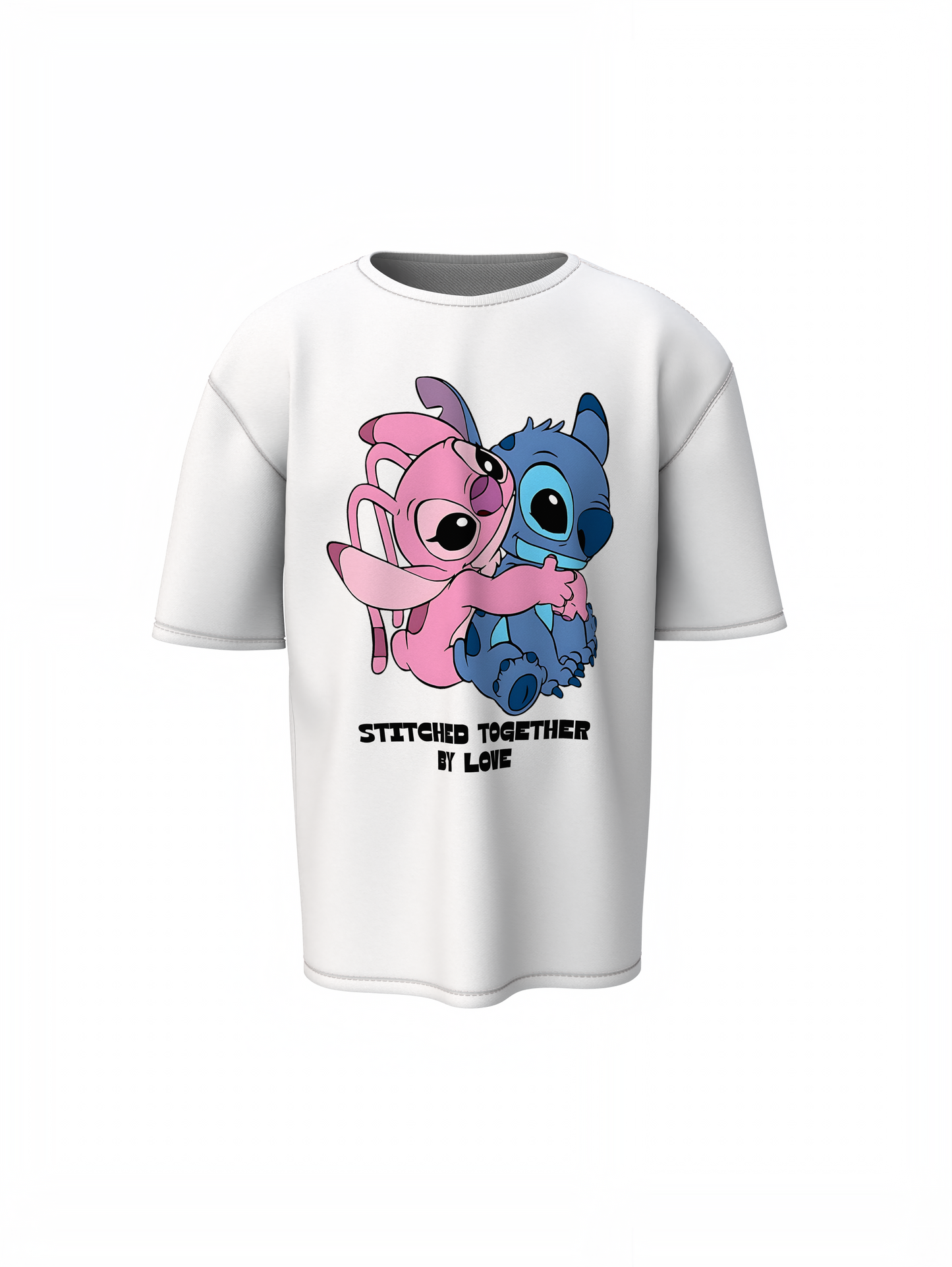 Together By Love Oversized T-Shirts for Romantic Casual Style