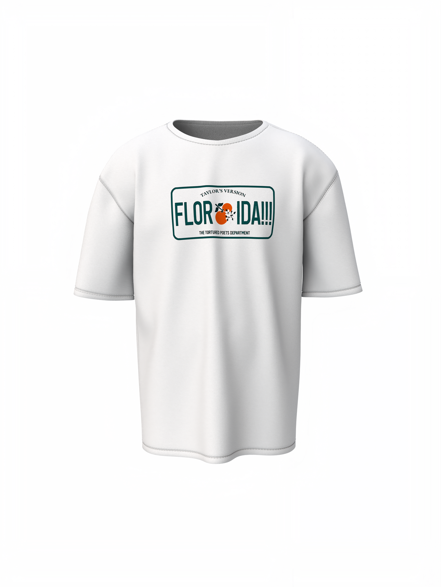 Florida Graphic Oversized T-Shirt Relaxed Fit Casual Wear