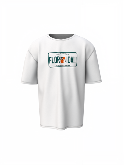 Florida Graphic Oversized T-Shirt Relaxed Fit Casual Wear