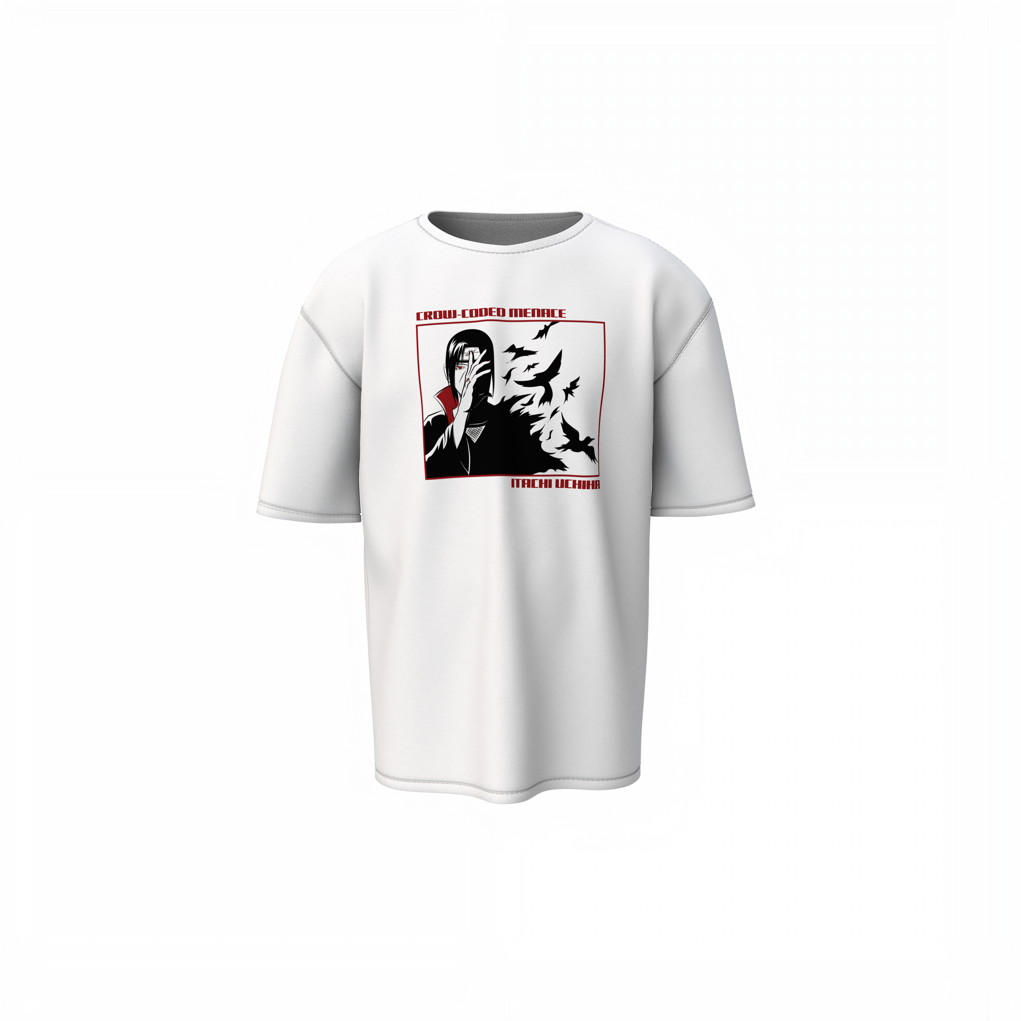 Crow Coded Menace Oversized T-Shirt