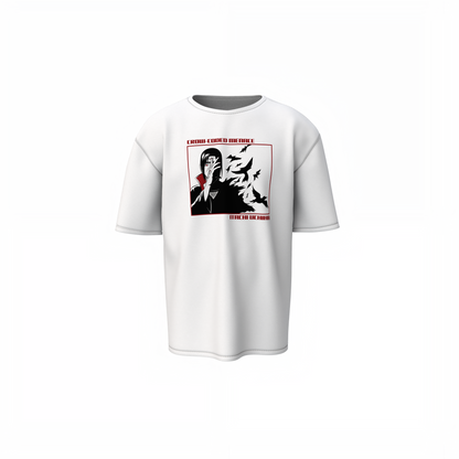 Crow Coded Menace Oversized T-Shirt