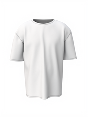 Bulk Unisex White Oversized T-shirt