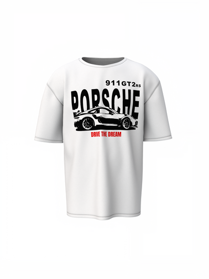 Porsche Drive The Dream Oversized T-Shirt