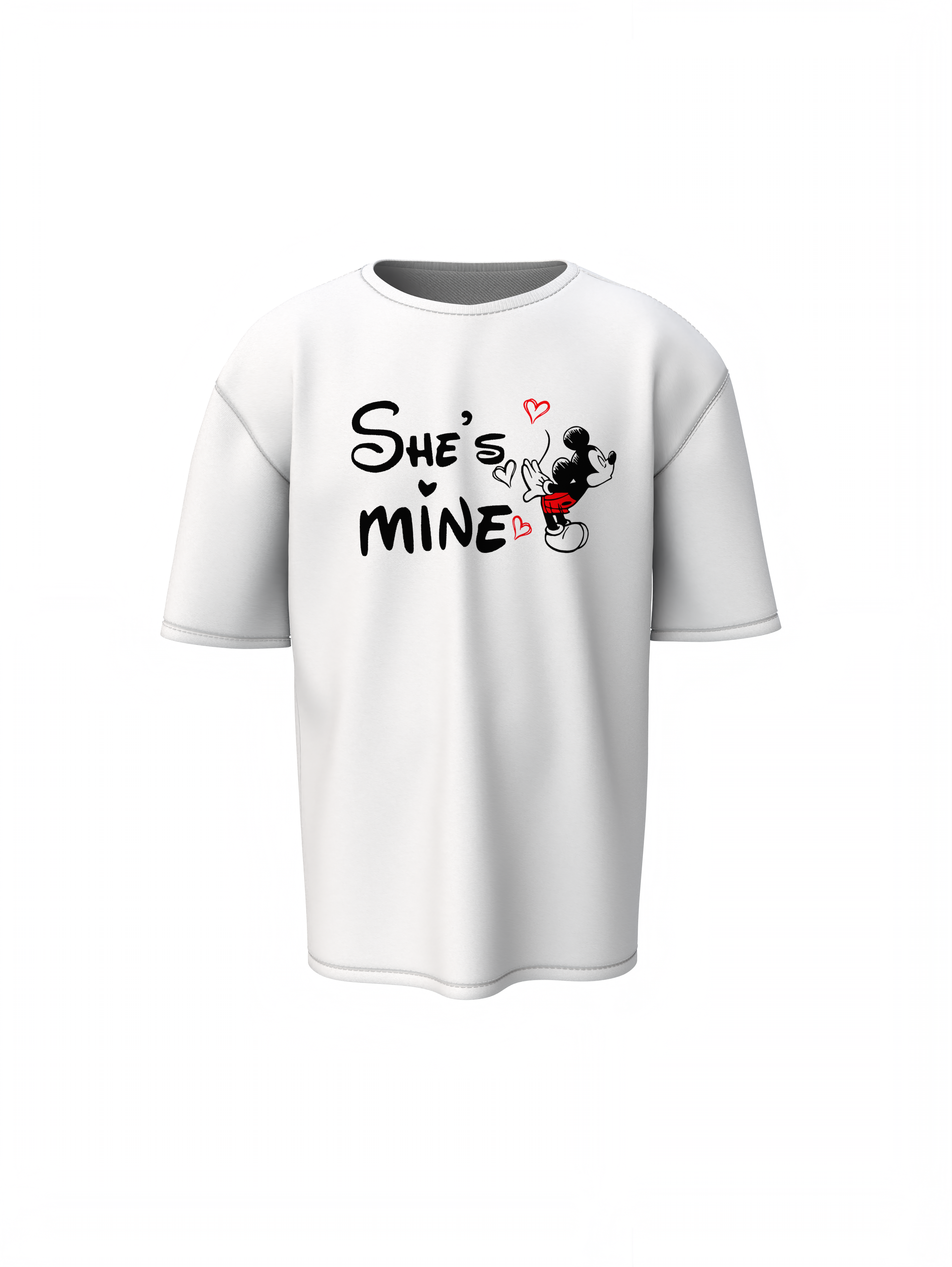 Mine Couple Oversized T-Shirts
