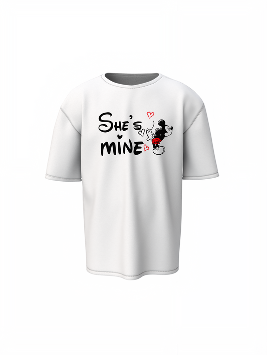 Mine Couple Oversized T-Shirts