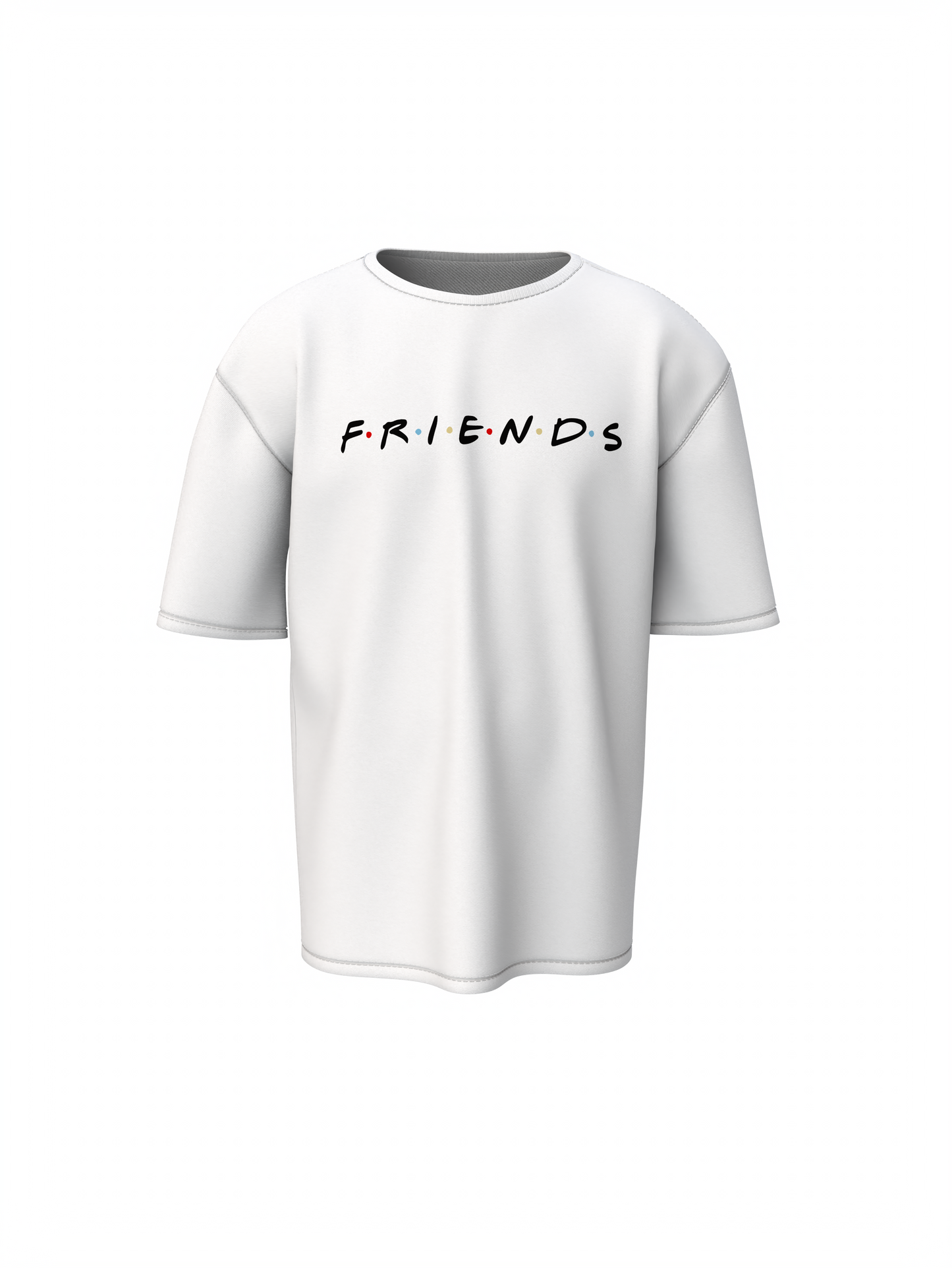 F.R.I.E.N.D.S Oversized T-Shirt Trendy TV Show Streetwear