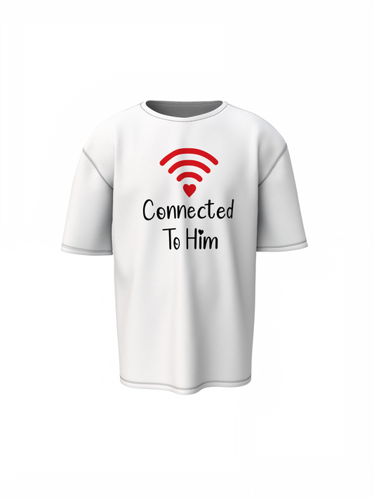 Connection Couple Oversized T-Shirts